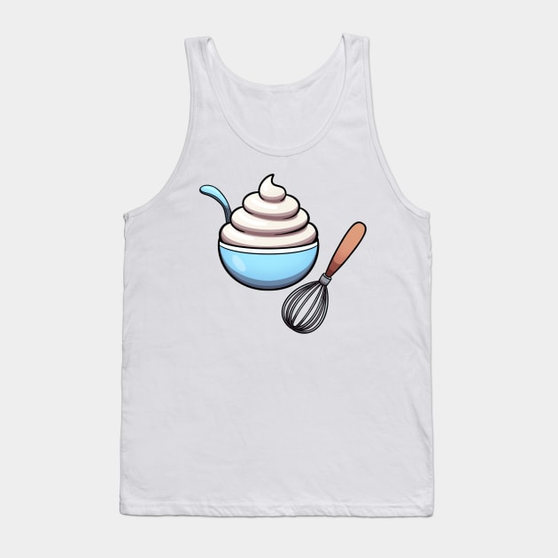 Whipped Cream Tank Top by TheMaskedTooner